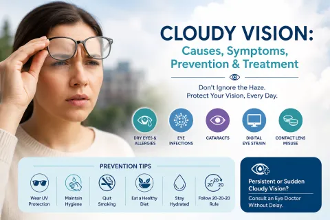 Cloudy Vision: Causes, Symptoms, Prevention & Treatment